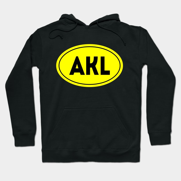 Auckland Airport Code Auckland International Airport New Zealand Hoodie by VFR Zone